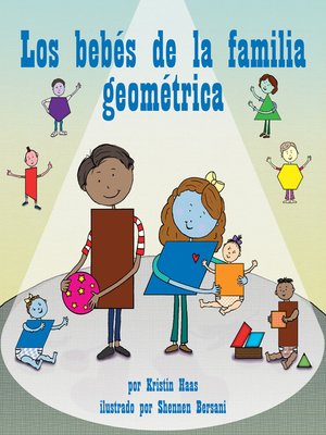 cover image of Los bebés de la familia geométrica